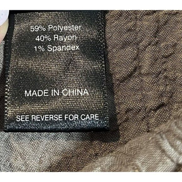 Ali Miles Boho Button Tunic Top Size XL Sleeveless Lagenlook Minimalist Pockets - Picture 11 of 11